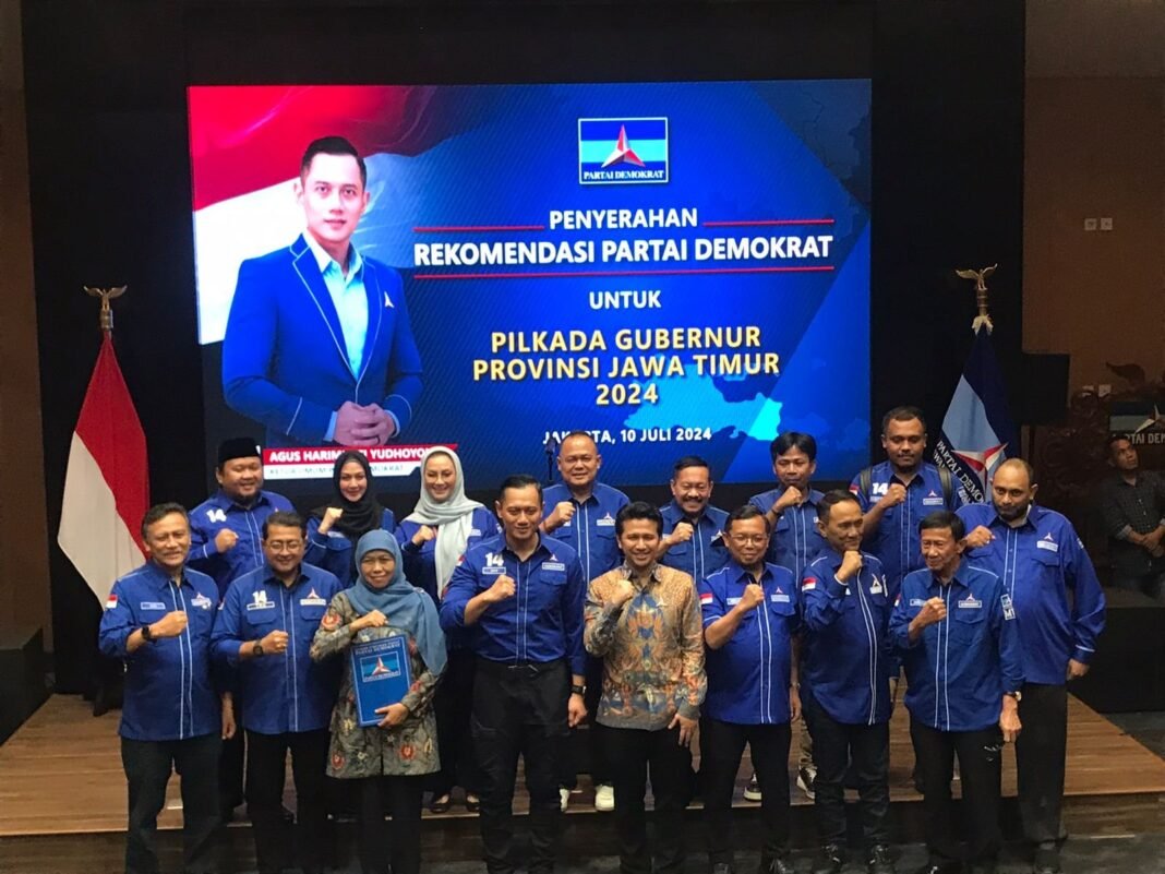 AHY serahkan rekomendasi Jatim