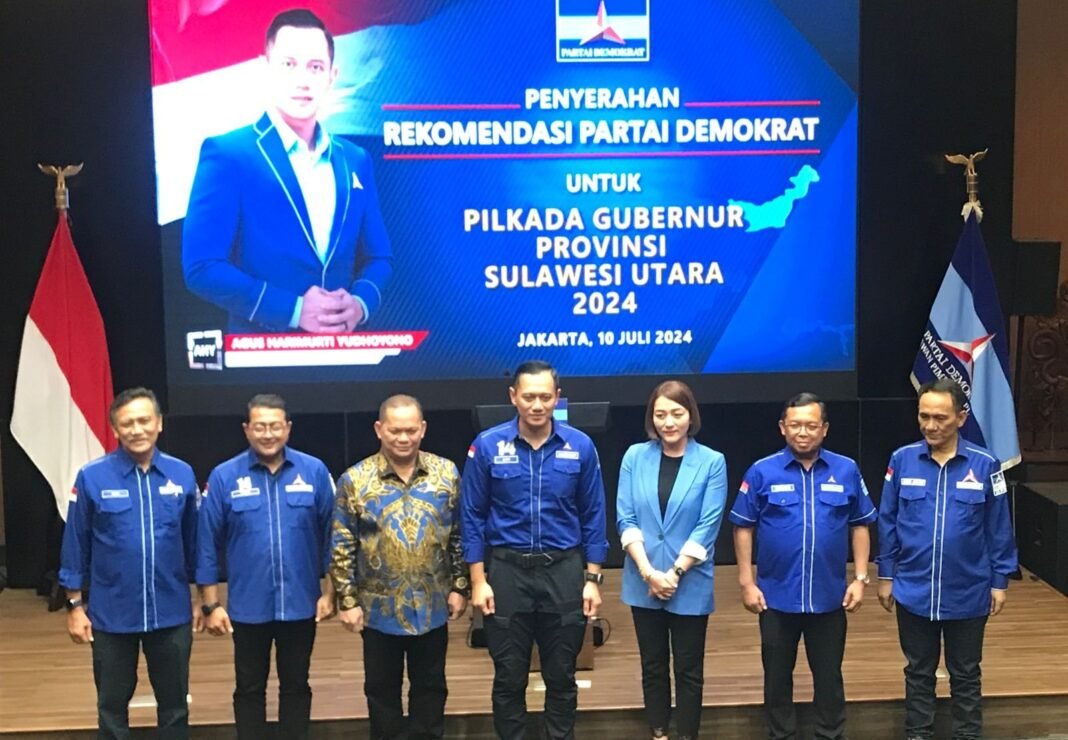 AHY serahkan rekomendasi pilgub Sulut