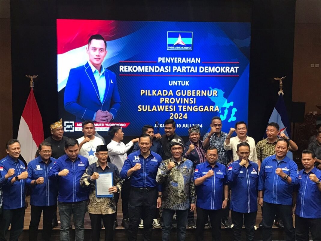 AHY serahkan rekomendasi pilgub Sultra