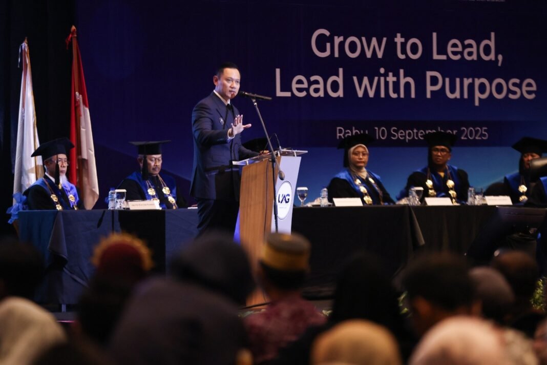 AHY berikan orasi kebangsaan tentang SDM unggul menuju Indonesia Emas 2045