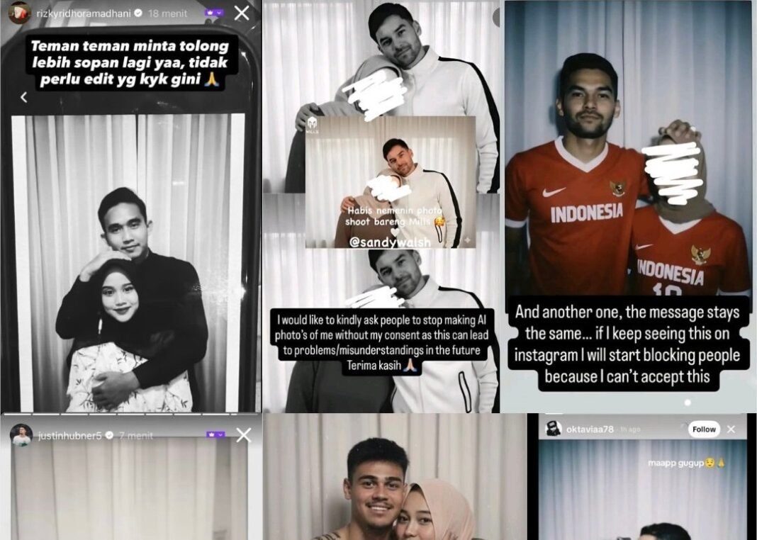 Pemain Timnas Indonesia Protes: Himbauan untuk Fans Agar Tidak Mengedit Foto dengan AI Secara Berlebihan